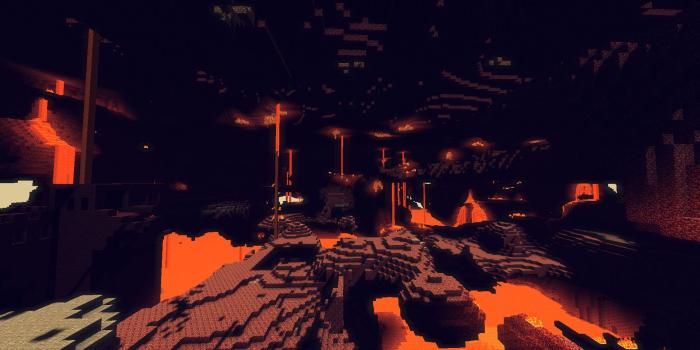 1920x1080 Minecraft, Lava, Water, Sun, Sea Wallpapers HD / Desktop and Mobile
