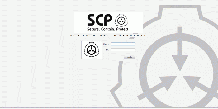 1366x768 Scp Background - Scp Foundation Terminal Free Wallpaper