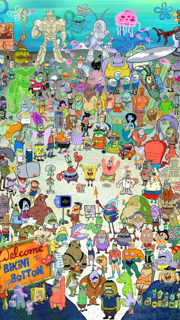 750x1334 TV Show/Spongebob Squarepants (750x1334) Wallpaper ID: 597417