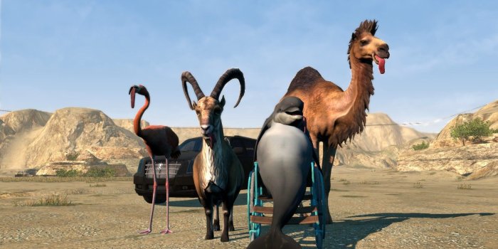 1728x1080 Goat Simulator: PAYDAY