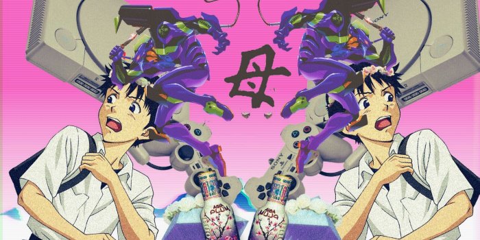 1920x1080 HD wallpaper: aesthetic, anime art, pink, kawaii, kiss, love, one