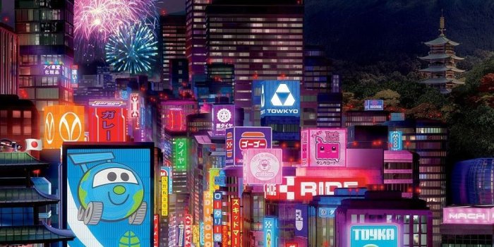 1024x1024 Tokyo City In Cars 2 Wallpaper | Anime & Cartoons in 2019 | Tokyo