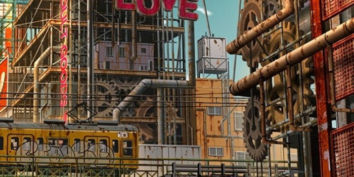 1080x2160 Download 1080x2160 Futuristic Anime City, Apocalypse, Ruins, Tokyo