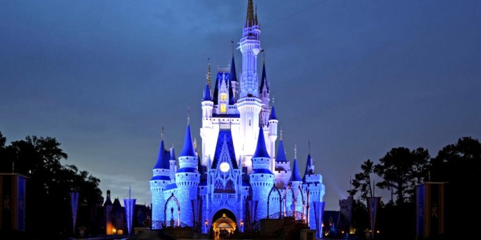 1456x970 Landscape Wallpaper Pink Blue Disney Castle Hd Wallpapers