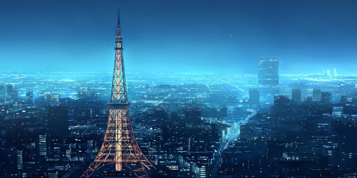 1440x900 anime, Tokyo Tower, Shirosaki Otoha, Japan Wallpapers HD / Desktop