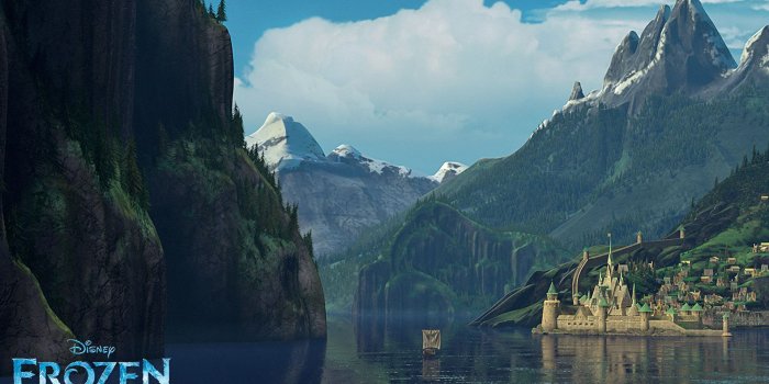 1920x1200 Frozen - Disney movie - the castle HD Wallpaper | Background Image