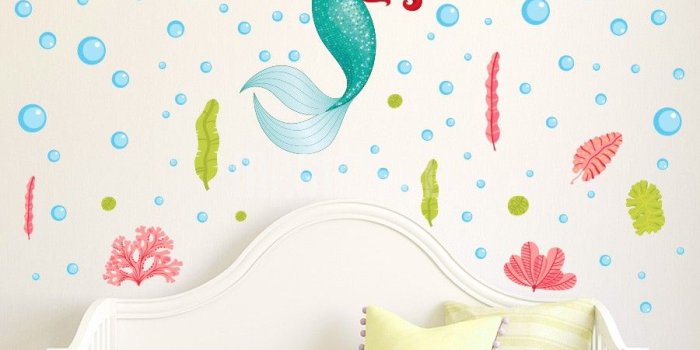 900x900 The Little Mermaid Ariel Disney Princess - Reusable Wall Decal