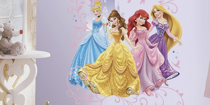 1000x1201 RoomMates Disney Princesses Wall Graphic