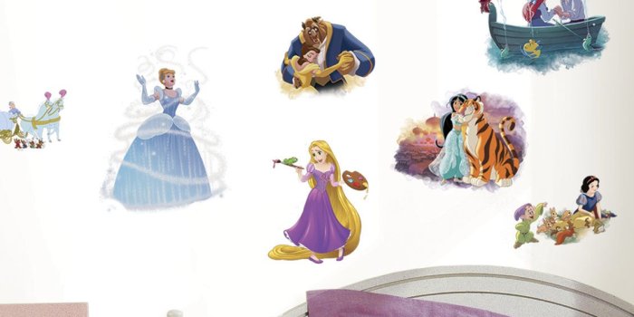 1128x1128 Disney Princess Dream Big Peel and Stick Wall Decal