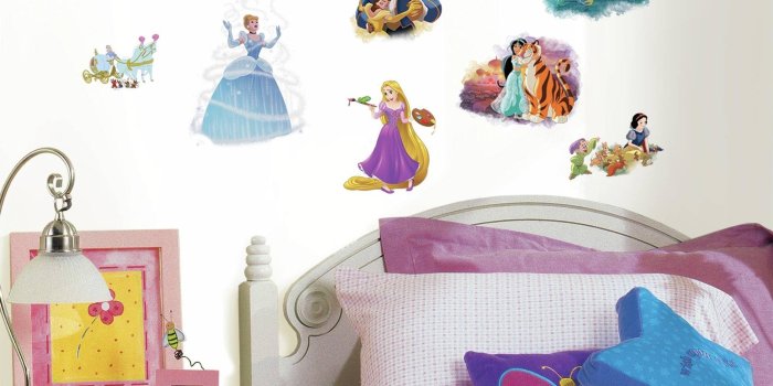 2000x2000 RoomMates Disney Princess Dream Big Peel and Stick Wall Decals