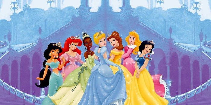 1024x768 Wall decoration Disney Princesses Castle 360x254cm