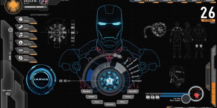 1280x720 How to Install The Jarvis (Iron Man) Theme on Windows 8 / Windows 10