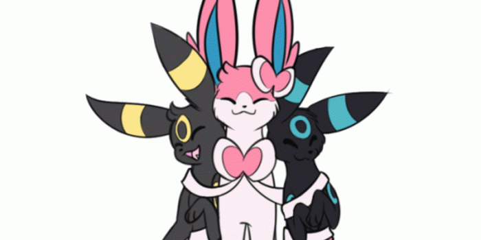 2560x2560 cafa5120 Umbreon, shiny Umbreon and Sylveon