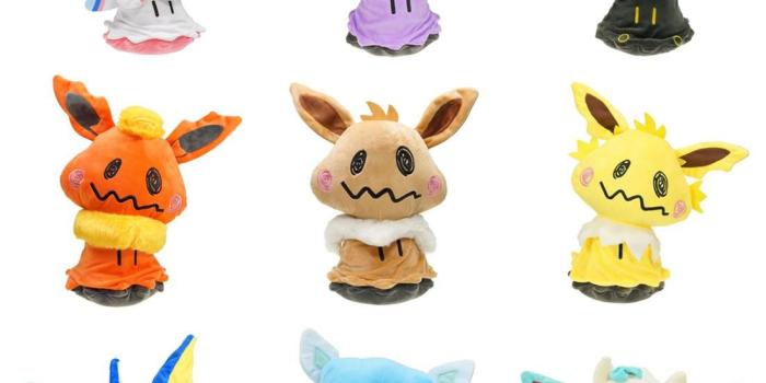 1102x1102 EMS Sylveon Eevee Umbreon Vaporeon Flareon Jolteon Espeon Glaceon Leafeon  Cosplay Mimikyu 40CM Plush Doll Stuffed Best Gift Soft Toy