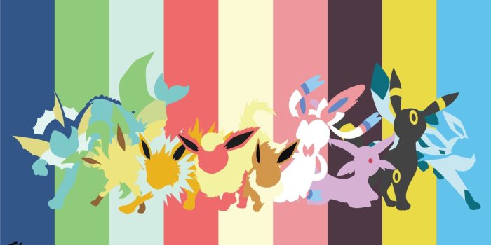1664x938 Athah Anime Pokémon Eevee Vaporeon Jolteon Flareon Umbreon Espeon