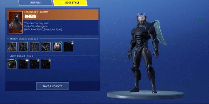 1920x1080 The new color system for Omega : FortNiteBR