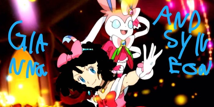 1280x720 pokemon gambar Gianna and Sylveon (Markup) HD wallpaper and