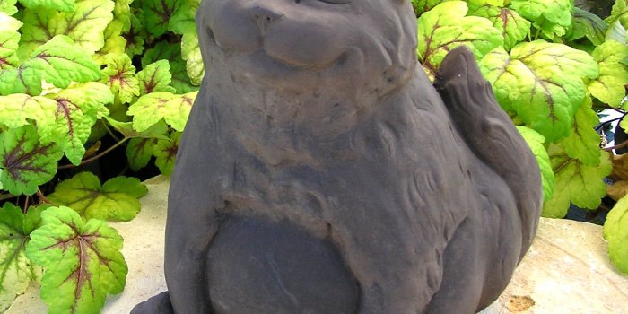 1613x1613 Happy Fat Cat Statue