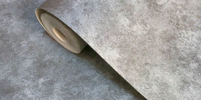 1000x1000 US $27.3 30% OFF|Vintage Plain Solid Abstract Concrete Cement Wallpaper  Charcoal Black / Silver grey Wall Paper Roll For Bedroom Living Room  Deco-in