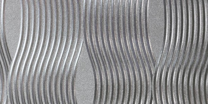 1024x1020 Arthouse Vintage Wallpaper | Foil Wave Silver | 294501