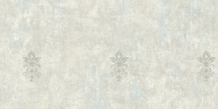 1200x927 Sample Vintage Fleur de lis Wallpaper in Neutral Grey from the