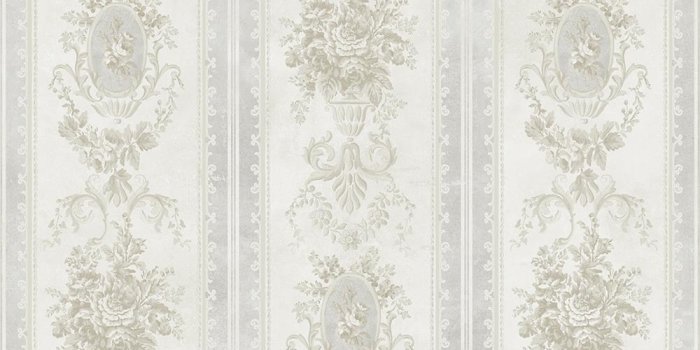 1000x1000 Wallquest VC91000 Vintage Charm Kimberly Striped Wallpaper in Grey