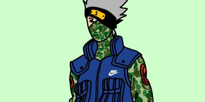 1024x1024 image wallpaper naruto: Naruto Bape