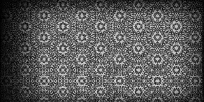 8000x4500 Black and Gray Vintage Ornament Wallpaper Pattern Design