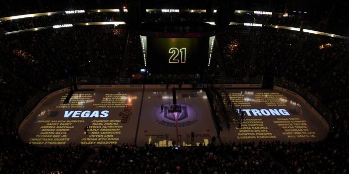 3000x1721 Vegas Golden Knights have emotional, inspired home debut 9 days