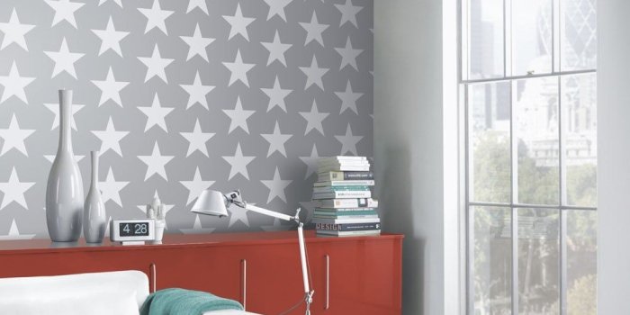 1000x1000 Arthouse Vintage Starry Night Wallpaper Silver (891301)