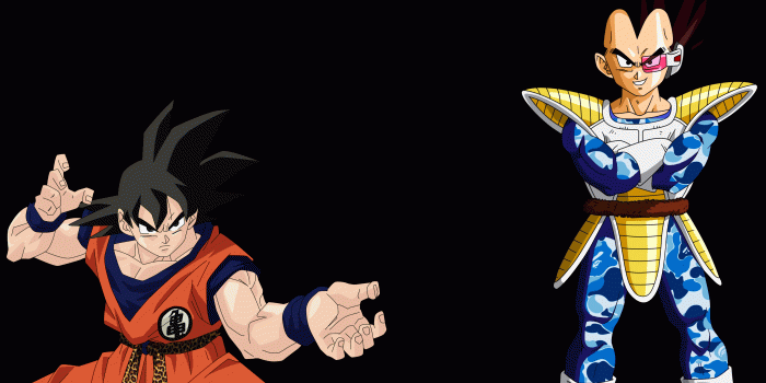5110x3794 Desktop background of Goku and Vegeta inspired by streetwear