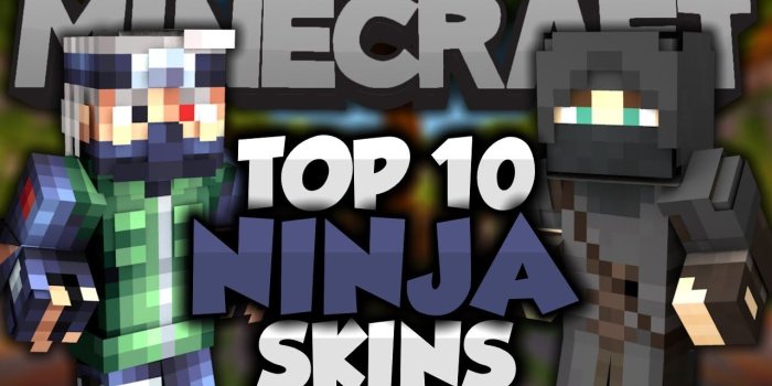 1280x720 Top 10 Minecraft NINJA SKINS! - Best Minecraft Skins