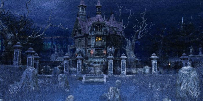 2048x1536 Haunted House HD wallpaper download