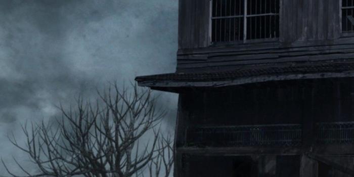 1125x2436 Download 1125x2436 Abandoned House, Haunted, Moonlight, Night, Trees