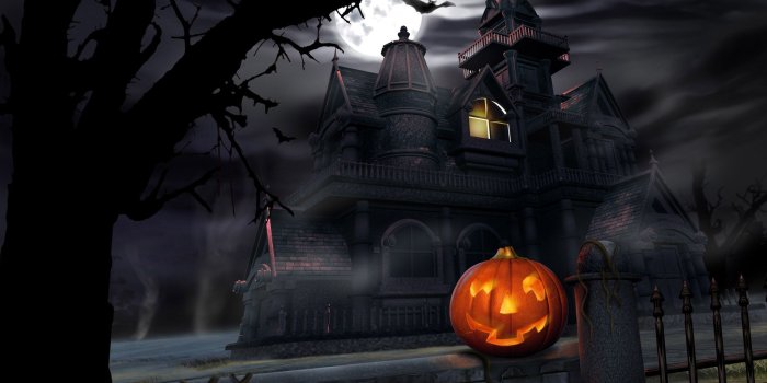 1920x1200 Haunted House Halloween Wallpapers Wallpaper Download - High