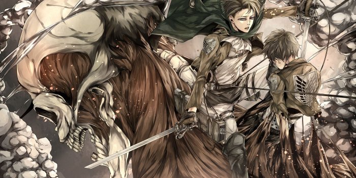 1920x1080 Anime - Attack On Titan Levi Ackerman Eren Yeager Wallpaper | Attack