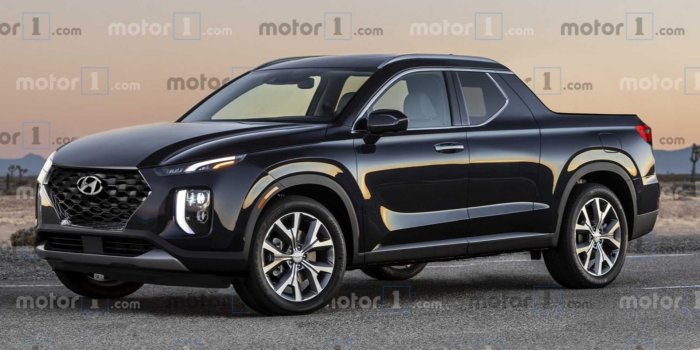 1920x1080 2021 Hyundai Santa Cruz Render Proposes Stylish Pickup Truck