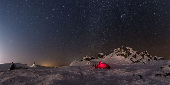 1280x852 Wallpaper Stars Space Winter Sky night time