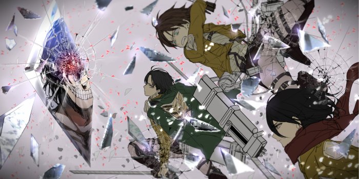 3000x1600 Animated Attack on Titans wallpaper, Shingeki no Kyojin, Mikasa