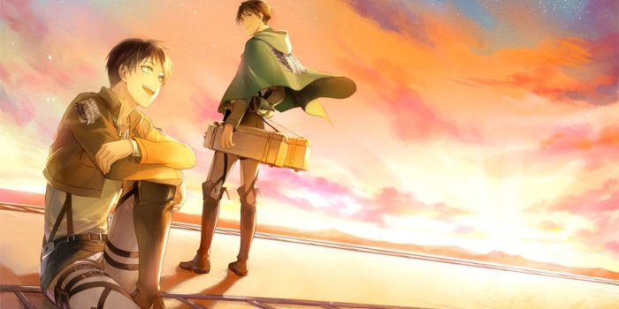 1456x1018 Eren And Levi Hd Wallpaper | The Champion Wallpapers