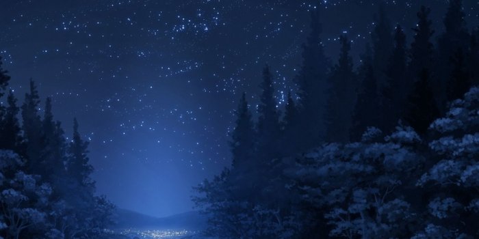 1680x1050 Free download Winter night sky Mac Wallpaper Download Mac Wallpapers