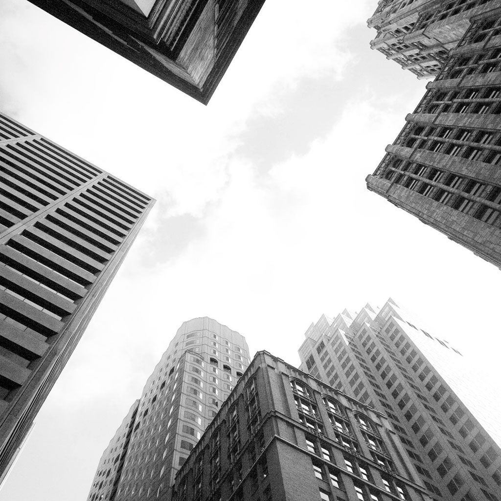 1024x1024 San Francisco buildings iPad wallpaper