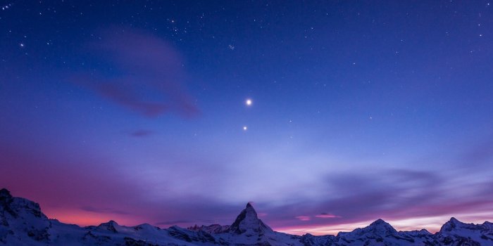 1920x1080 Download Widescreen 16:9 1920x1080 - Mountains, Night, Sky, Snow