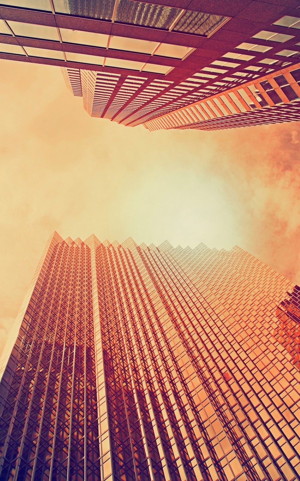 1000x1600 Look Up Skyscrapers Sunset iPhone 6 Plus HD Wallpaper HD - Free