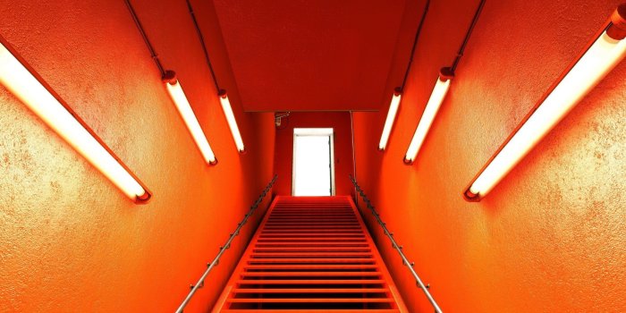 2559x1571 Download hd wallpapers of 327310-photography, Orange, Stairs, Neon