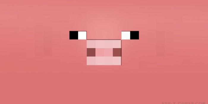 1600x900 Minecraft Pig Icon #232287 - Free Icons Library
