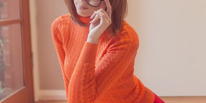 728x1092 HD wallpaper: Scooby Doo Wilma character, Kayla Erin, model