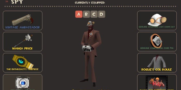 1024x768 Any thoughts on my Cave Johnson spy set? : TF2fashionadvice