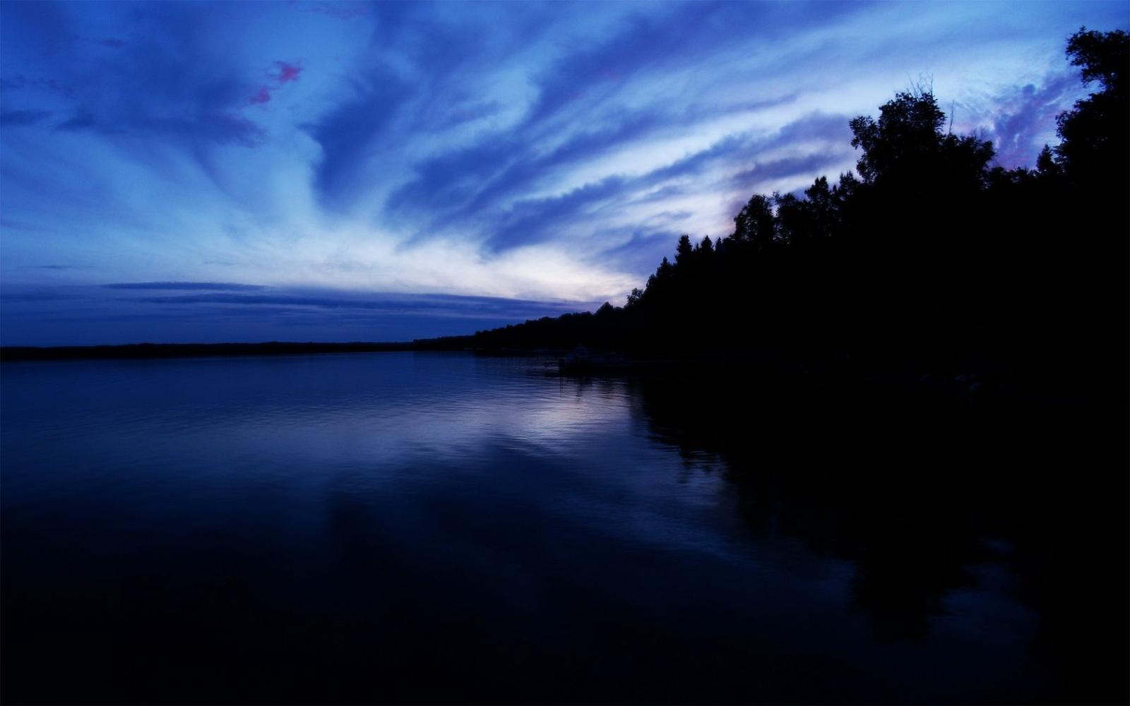 1680x1050 1680x1050 Dark blue sunset desktop PC and Mac wallpaper