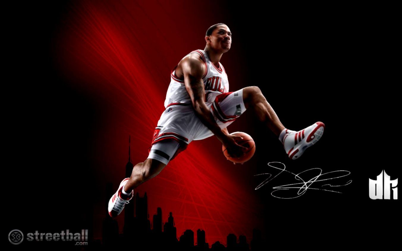 1353x846 Adidas Wallpapers Hd Dedrrick Rose Basket Ball | High Definitions